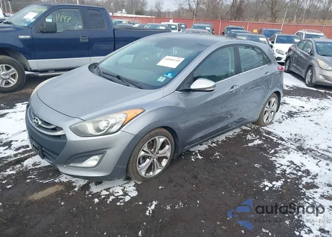 2013 Hyundai Elantra Gt from USA, damaged, VIN KMHD35LE1DU017851